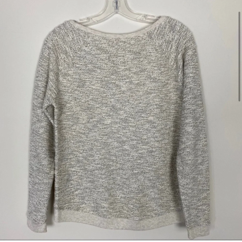 Lucky Lotus Sweater Crew Neck Cream Size S - Picture 3 of 8